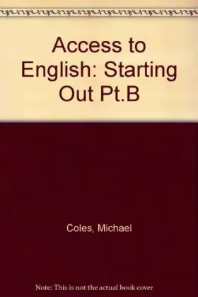 Couverture du produit · Starting Out (Pt.B)