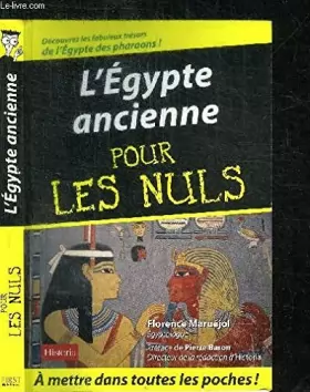 Couverture du produit · L'EGYPTE ANCIENNE POUR LES NULS