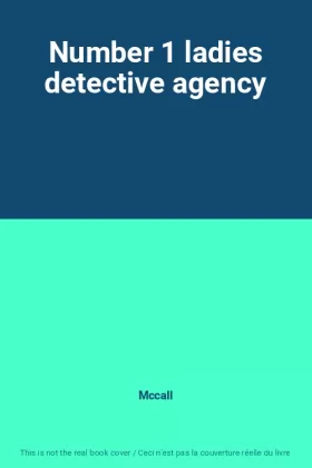Couverture du produit · Number 1 ladies detective agency