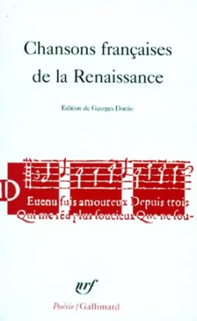 Couverture du produit · Chansons françaises de la Renaissance