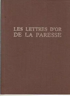Couverture du produit · Les Lettres d'or de la paresse