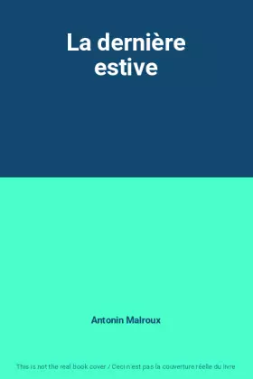 Couverture du produit · La dernière estive