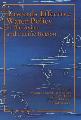 Couverture du produit · Towards Effective Water Policy