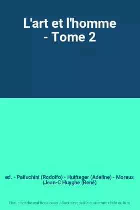Couverture du produit · L'art et l'homme - Tome 2