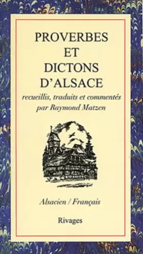 Couverture du produit · Proverbes et dictons d'Alsace