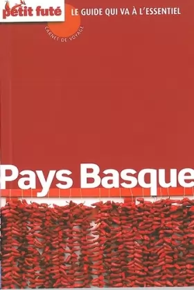 Couverture du produit · pays basque-carnet de voyage petit fute 2014