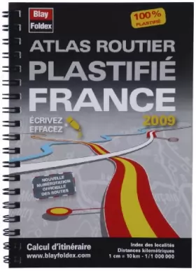 Couverture du produit · Atlas routier plastifié France : 1/1 000 000