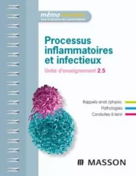 Couverture du produit · Processus inflammatoires infectieux - Unité d'Enseignement 2.5