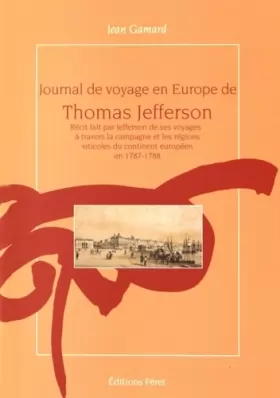 Couverture du produit · Journal de voyage en Europe T. Jefferson