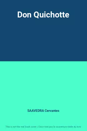 Couverture du produit · Don Quichotte