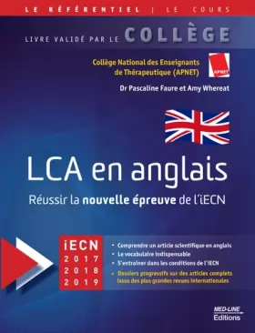 Couverture du produit · LCA en anglais : Réussir la nouvelle épreuve de l'iECN