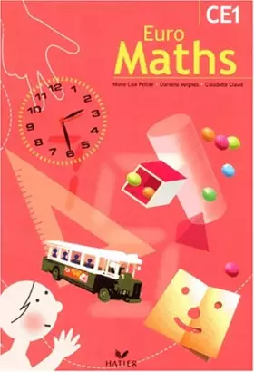 Couverture du produit · Euro Maths, CE1 : Livre de l'élève