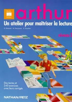 Couverture du produit · Moniteur de lecture : Arthur CM1 niveau 3. Livre de l'élève