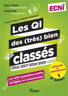 Couverture du produit · Les Questions Isolées des (très) bien classés 2016-2017-2018-2019-2020: Les 600 questions isolées corrigées et commentées