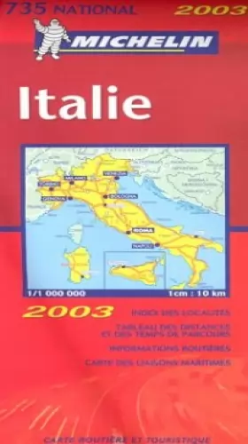 Couverture du produit · Carte routière : Italie, N° 11735
