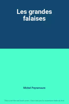 Couverture du produit · Les grandes falaises