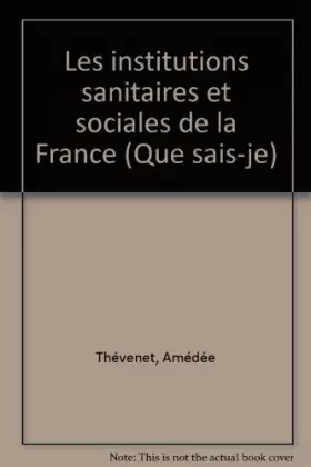 Couverture du produit · Institutions sanitaires et sociales