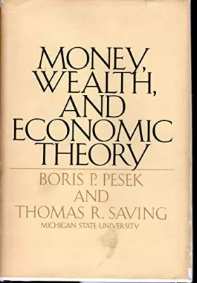 Couverture du produit · Money, Wealth and Economic Theory