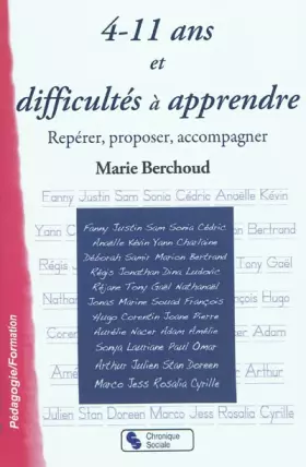 Couverture du produit · 4-11 ans et difficultés à apprendre : Repérer, proposer, accompagner