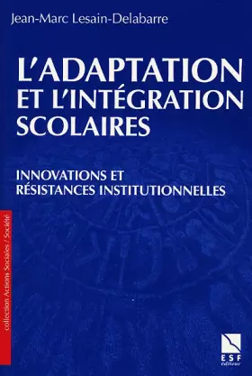 Couverture du produit · Adaptation et intégration scolaires