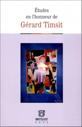 Couverture du produit · Études en l'honneur de Gérard Timsit