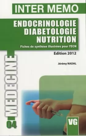 Couverture du produit · Endocrinologie, diabetologie, nutrition
