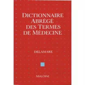 Couverture du produit · Dictionnaire abrégé des termes de médecine