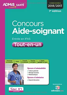 Couverture du produit · Concours Aide-soignant - Entrée en IFAS - Tout-en-un: Concours 2016-2017