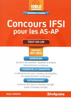 Couverture du produit · Concours IFSI pour les AS-AP