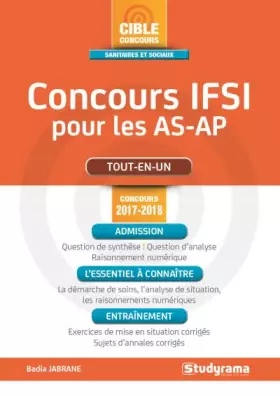 Couverture du produit · Concours IFSI pour les AS-AP