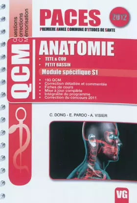 Couverture du produit · Anatomie tête & cou, petit bassin : Module spécifique S1