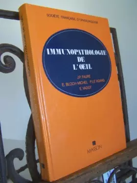 Couverture du produit · Immunopathologie de l'oeil