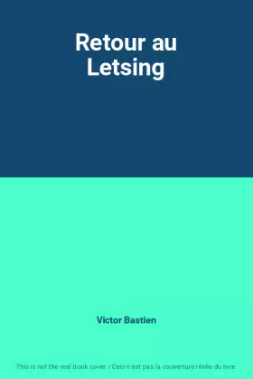 Couverture du produit · Retour au Letsing