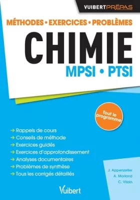 Couverture du produit · Chimie MPSI-PTSI: Méthode. Exercices. Problèmes