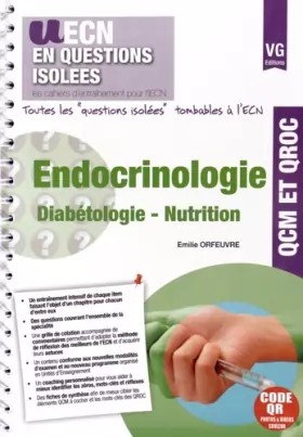 Couverture du produit · Endocrinologie : Diabétologie-Nutrition