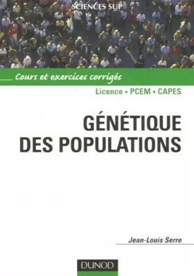 Couverture du produit · Génétique des populations
