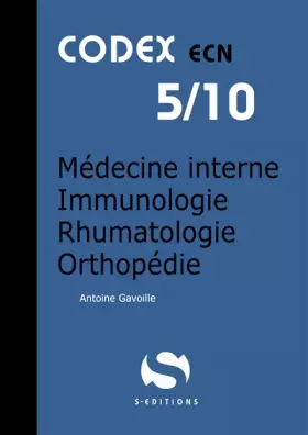Couverture du produit · 5- Médecine interne-Rhumatologie-Orthopédie