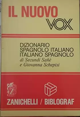 Couverture du produit · Il Nuovo vox. Dizionario spagnolo-italiano, italiano-spagnolo