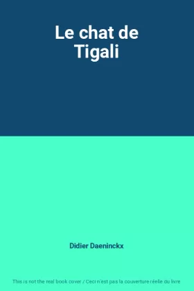 Couverture du produit · Le chat de Tigali
