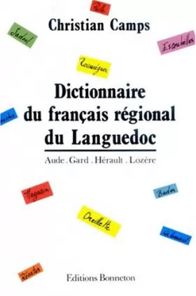 Couverture du produit · Dictionnaire du français régional du Languedoc
