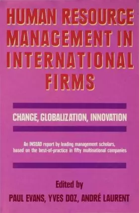 Couverture du produit · Human Resource Management in International Firms