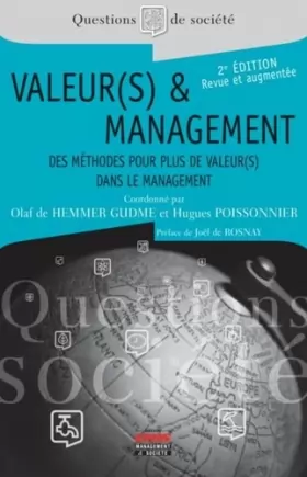 Couverture du produit · Valeur(s) et management: Des méthodes pour plus de Valeur(s) dans le management