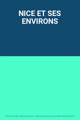 Couverture du produit · NICE ET SES ENVIRONS