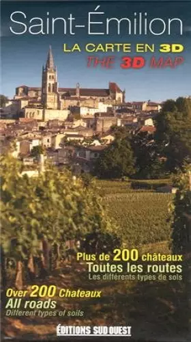 Couverture du produit · Saint-Emilion, La Carte En 3D (Bilingue)