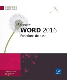 Couverture du produit · Word 2016 - Fonctions de base