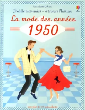 Couverture du produit · J'habille mes amies - à travers l'Histoire - La mode des années 1950 - Autocollants Usborne