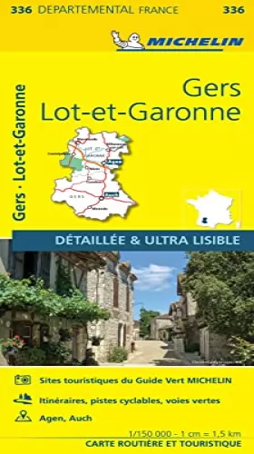 Couverture du produit · Carte Départemental Michelin Gers, Lot-et-Garonne