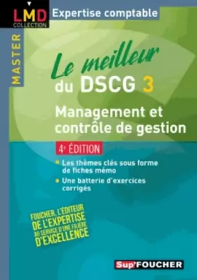 Couverture du produit · Le meilleur du DSCG 3 - Management et contrôle de gestion 4e édition