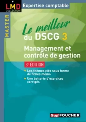 Couverture du produit · Le meilleur du DSCG 3 Management et contrôle de gestion 3e édition
