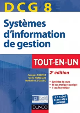 Couverture du produit · DCG 8 - Systèmes d'information de gestion - 2e éd. - Tout-en-Un